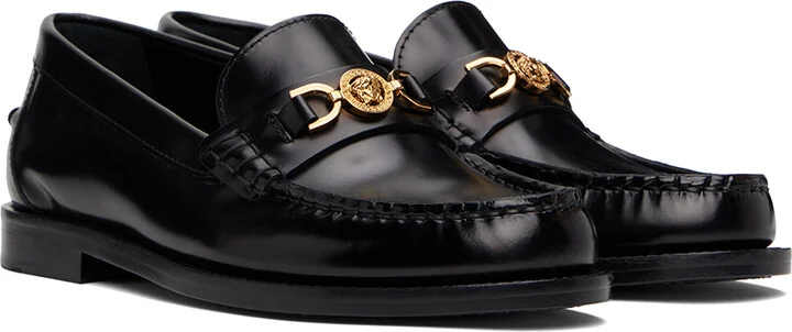 Versace Black Medusa '95 Loafers - Image 4