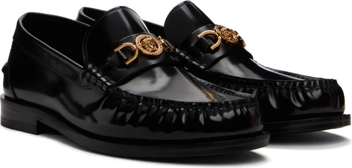 Versace Black Medusa '95 Loafers - Image 4