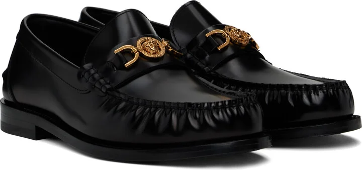 Versace Black Medusa '95 Loafers - Image 4