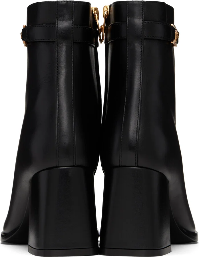 Versace Black Medusa Boots - Image 2