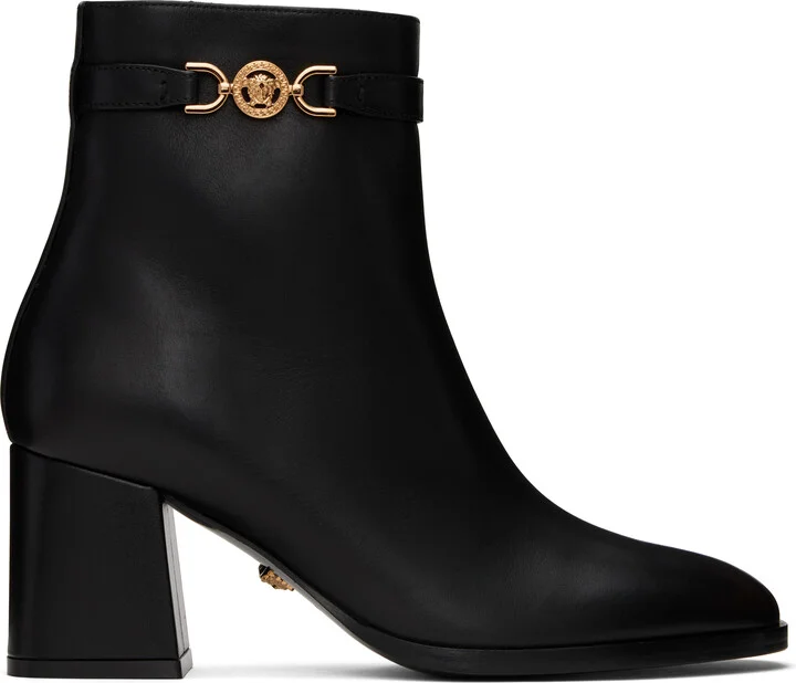 Versace Black Medusa Boots