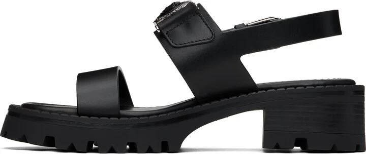 Versace Black Medusa Buckle Sandals 80 mm Sandals - Image 3