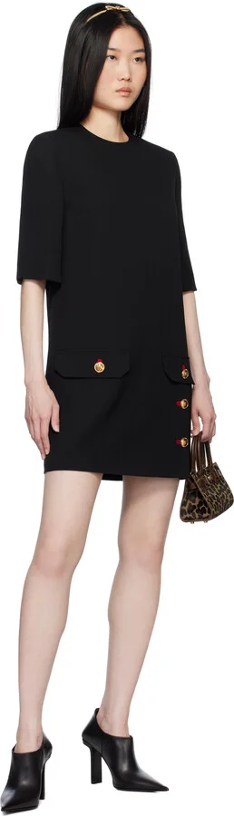 Versace Black Slice Ankle 105 Boots - Image 5