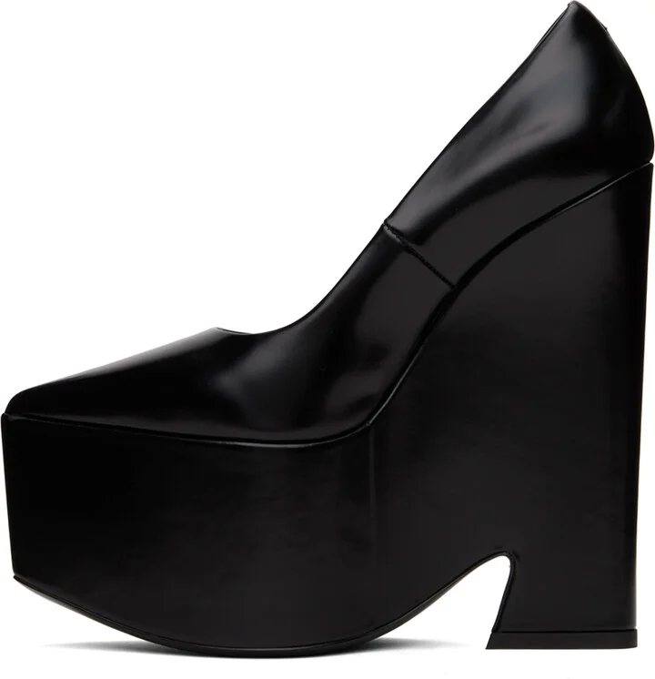 Versace Black Tempest Pumps - Image 3