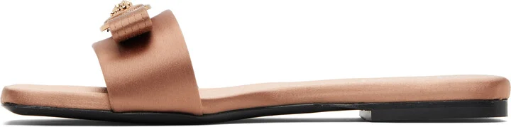 Versace Brown Medusa Mules - Image 3
