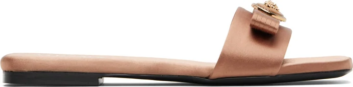 Versace Brown Medusa Mules