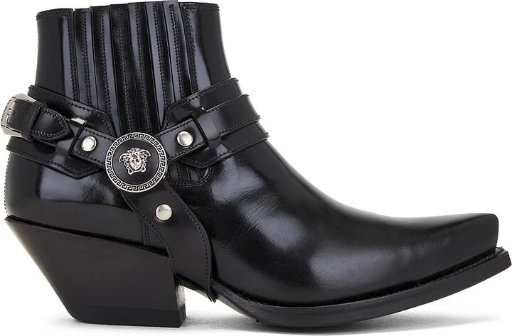 VERSACE Camperos Boot in Black