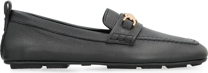 Versace Driver Leather Loafers - Image 2