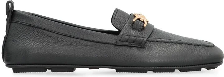 Versace Driver Leather Loafers