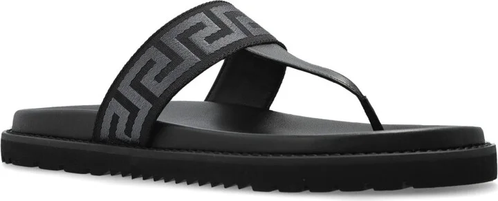Versace Flip Flops With 'greca' Pattern - Image 3