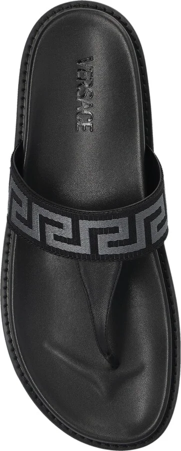 Versace Flip Flops With 'greca' Pattern - Image 5