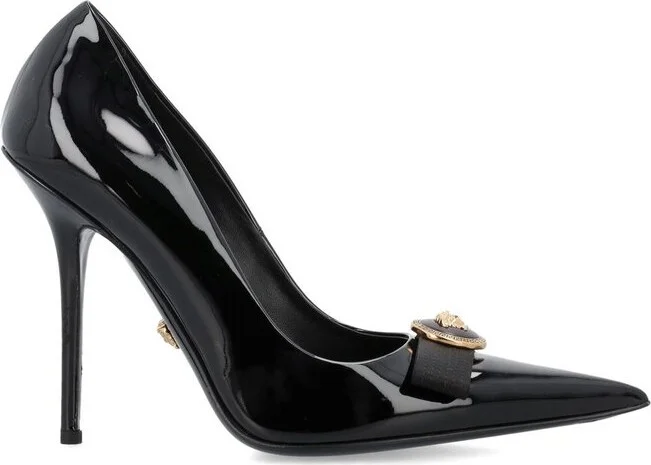 Versace Gianni Pointed-Toe Pumps