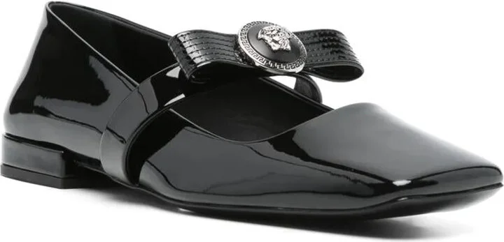 Versace Gianni Ribbon Ballerinas - Image 2
