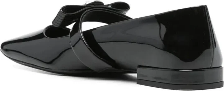 Versace Gianni Ribbon Ballerinas - Image 3