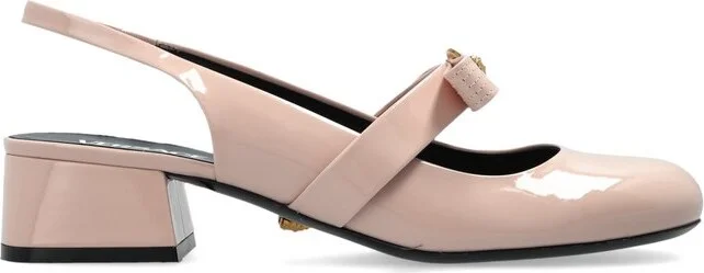 Versace Gianni Ribbon Slingback Pumps