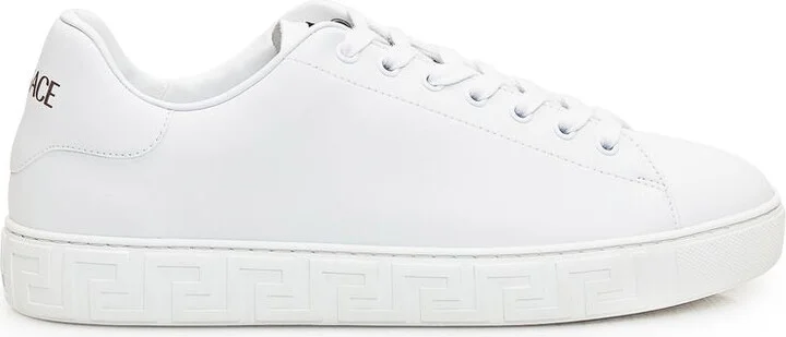 Versace Greca Leather Sneakers - Image 2