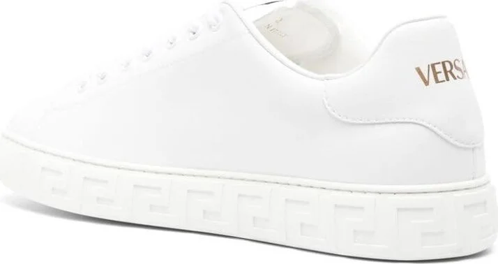 Versace Greca Leather Sneakers - Image 7