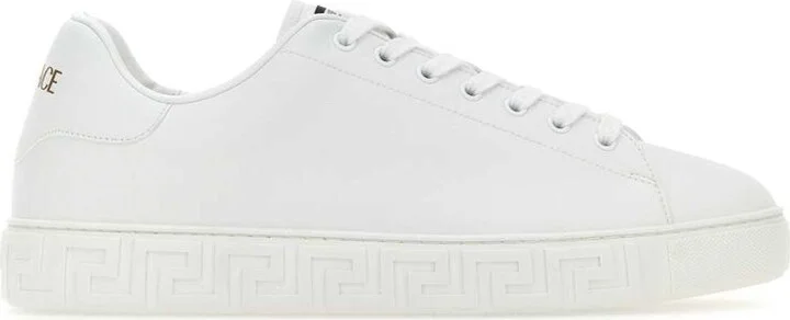 Versace Greca Leather Sneakers - Image 11