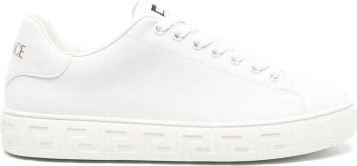 Versace Greca Leather Sneakers - Image 2