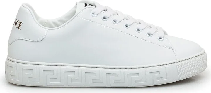 Versace Greca Leather Sneakers - Image 3