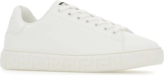 Versace Greca Leather Sneakers - Image 4