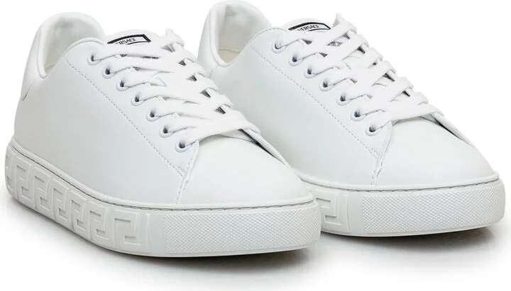 Versace Greca Leather Sneakers - Image 5