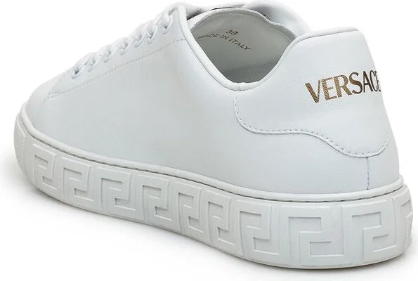 Versace Greca Leather Sneakers - Image 7