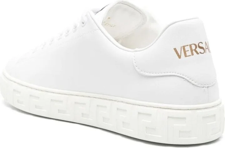 Versace Greca Leather Sneakers - Image 8