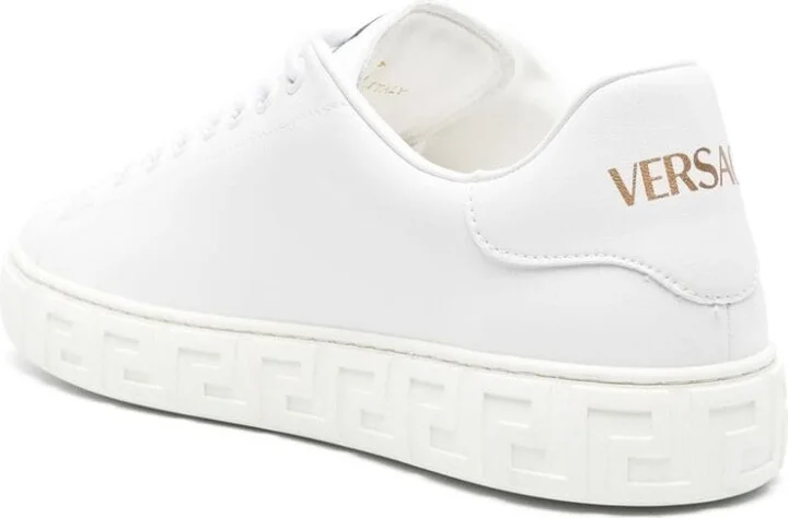 Versace Greca Leather Sneakers - Image 2