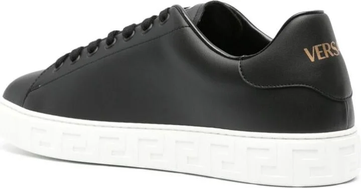 Versace Greca Leather Sneakers - Image 3