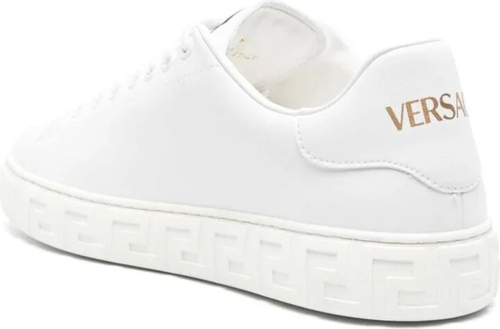 Versace Greca Leather Sneakers - Image 2