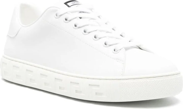 Versace Greca Leather Sneakers - Image 3