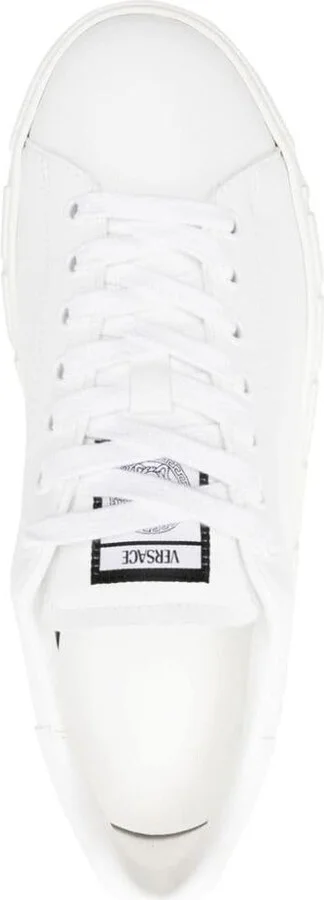 Versace Greca Leather Sneakers - Image 4