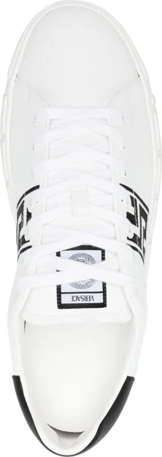 Versace Greca Leather Sneakers - Image 4