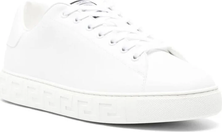 Versace Greca Leather Sneakers