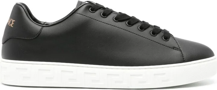 Versace Greca Leather Sneakers