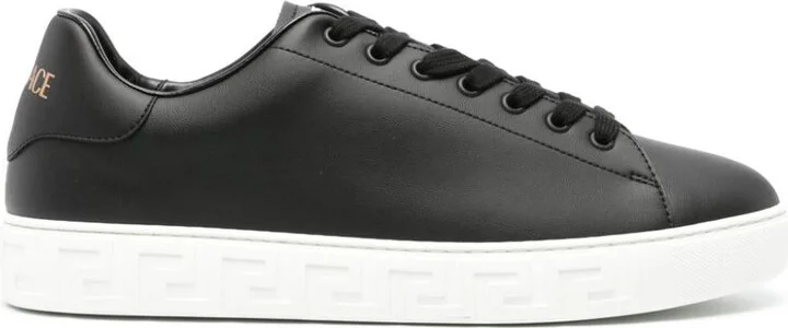 Versace Greca Leather Sneakers