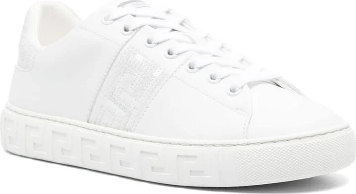 Versace Greca Sequined Sneakers - Image 2