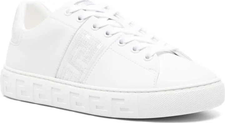 Versace Greca Sequined Sneakers - Image 2