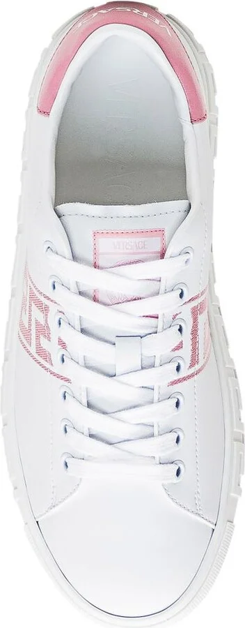 Versace Greek Sneaker With Crystals - Image 4