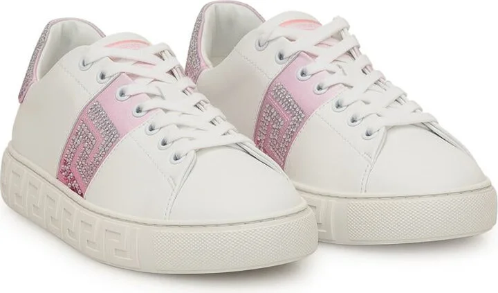 Versace Greek Sneaker With Crystals - Image 2