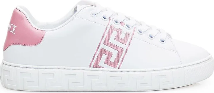 Versace Greek Sneaker With Crystals