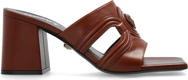 Versace Heeled Slip-On Sandals