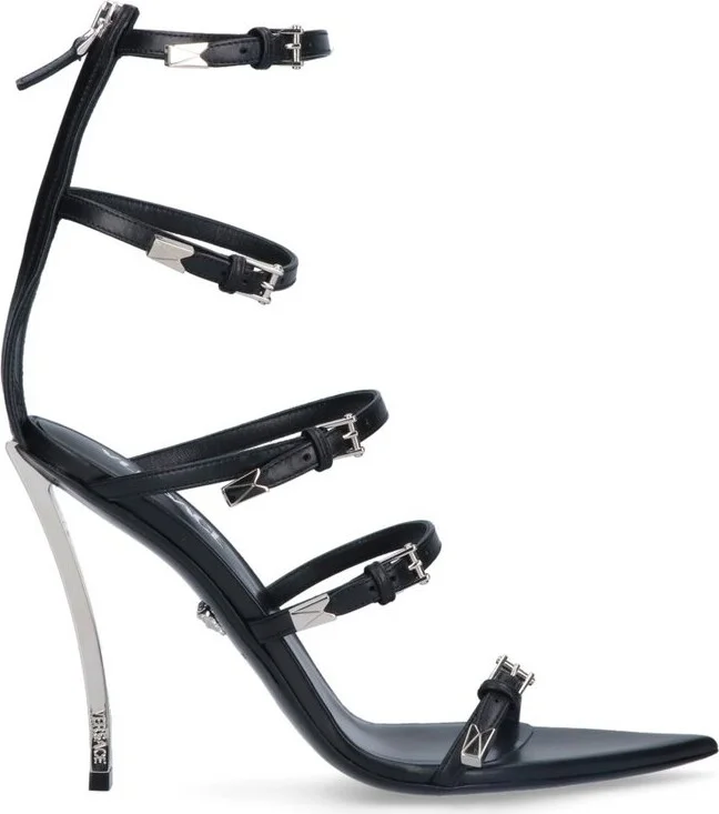 Versace High-Heeled Buckle Fastened Sandals