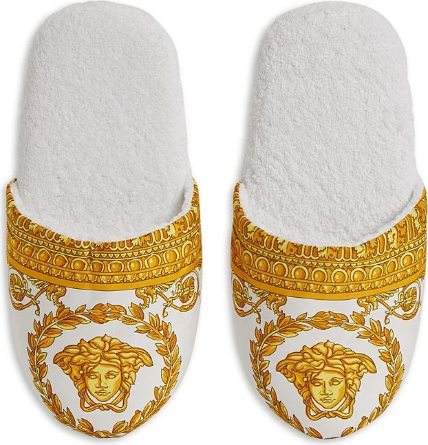 Versace I Heart Baroque Bath Slippers