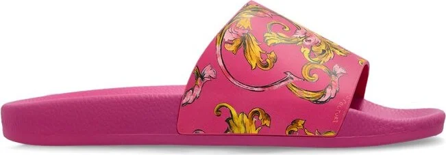 Versace Jeans Couture Baroque Slide Sandals
