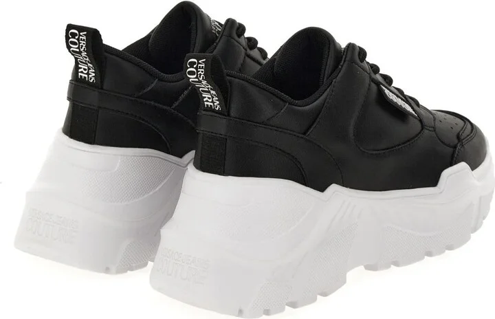 Versace Jeans Couture Black Low Top Sneakers - Image 2
