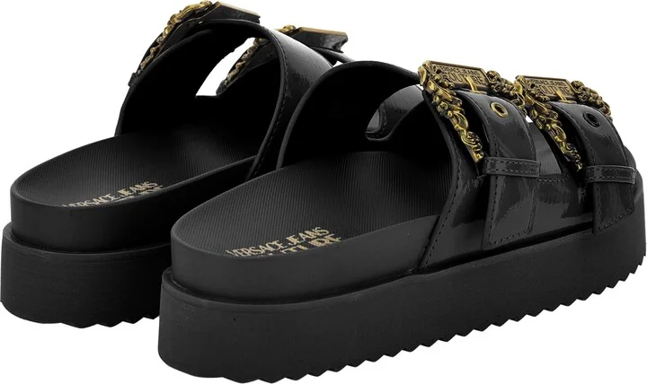 Versace Jeans Couture Black Slides - Image 2