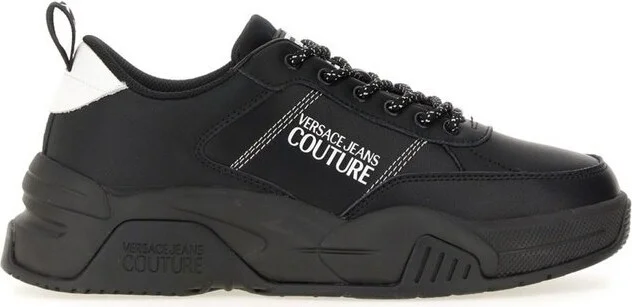 Versace Jeans Couture Logo Accent Sneakers