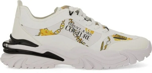 Versace Jeans Couture Logo Accent Sneakers